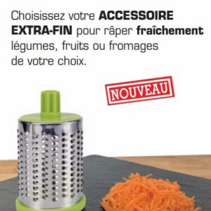 Accessoire Extra-Fin “Cheveux d’ange” – Râpe légumes, fruits et fromages